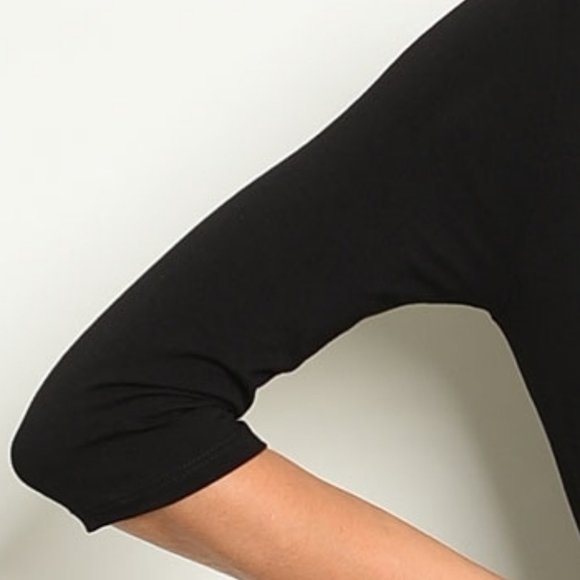 Faux Wrap Split Neck Women's Collared Shift Dress - Picture 5 of 6